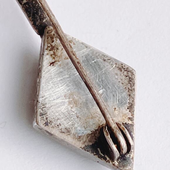 RARE Vintage 1930s Solid Silver Balalaika Brooch USSR Russian Folk Figural Pin - Picture 11 of 14